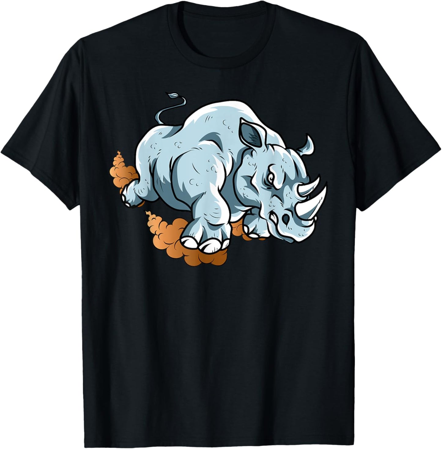 Rhino Lover Rhinoceros African Animal Safari Horn Wildlife T-Shirt - T-Shirt | Black