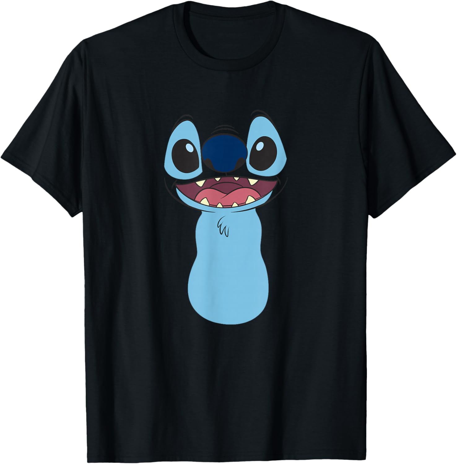Disney Lilo & Stitch Halloween Costume Big Stitch Face T-Shirt - T-Shirt | Black