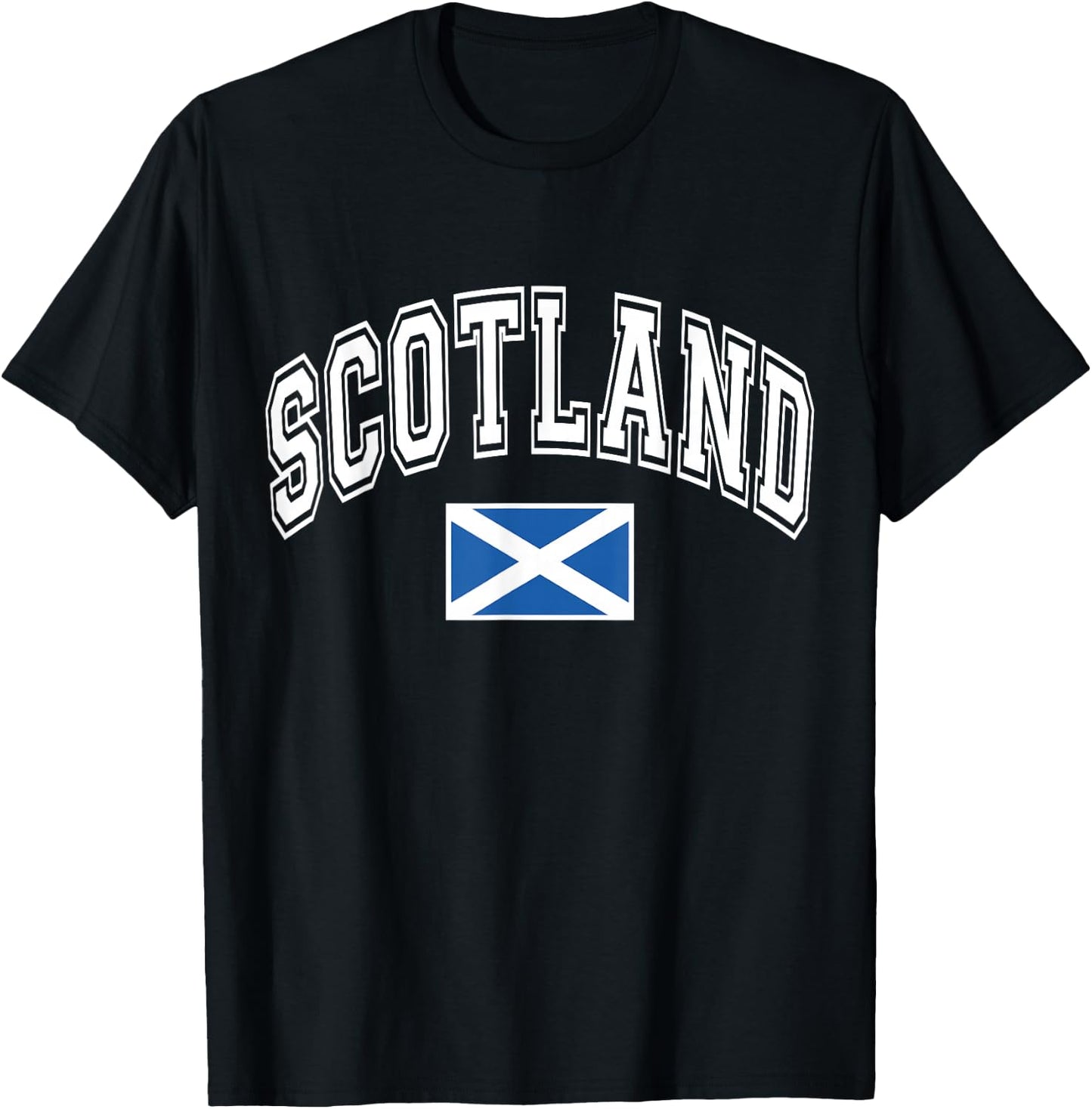 Scotland Scottish Flag T-Shirt - T-Shirt | Black