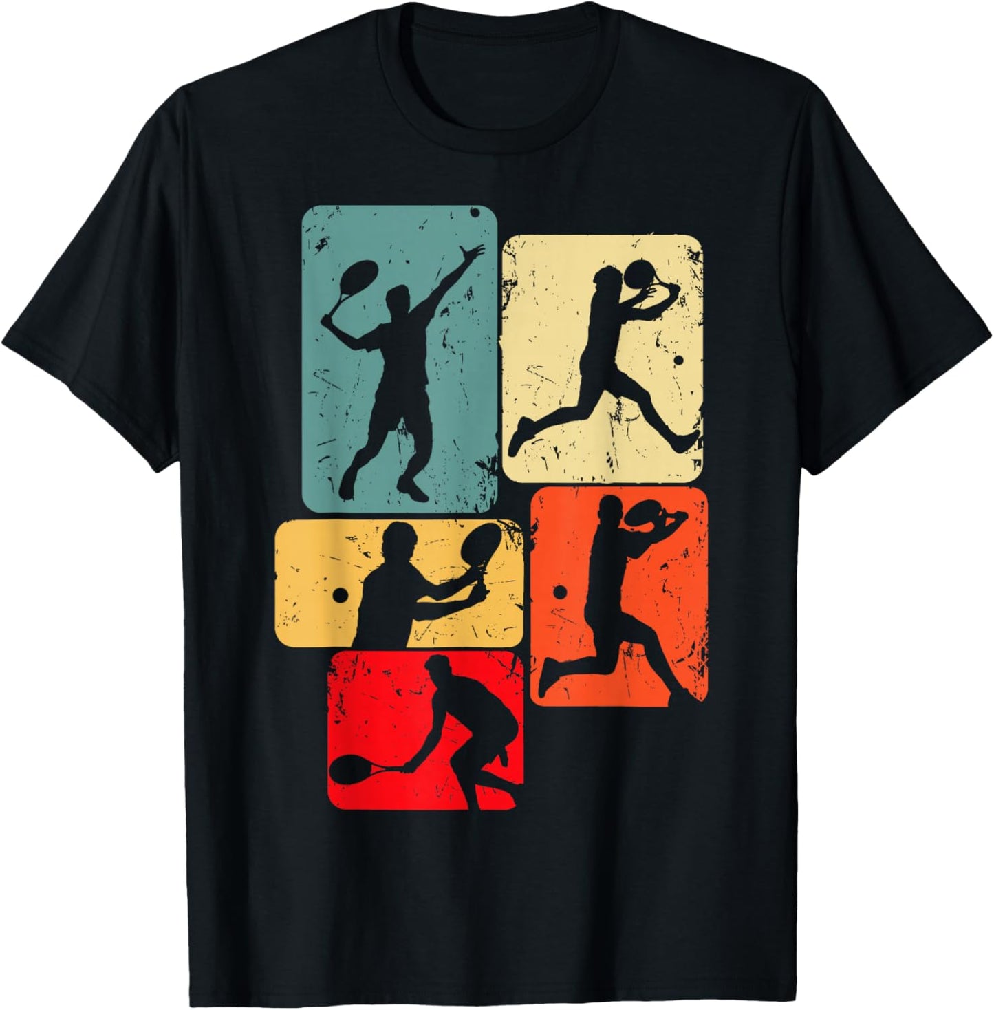 Tennis Tennisspieler Jungen Kinder T-Shirt - T-Shirt | Black