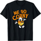 Me So Corny Candy Corn Funny Halloween T-Shirt - T-Shirt | Black