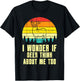 Wonder If Deer Think About Me Too Retro Hunting Hunter Men T-Shirt - T-Shirt | Black