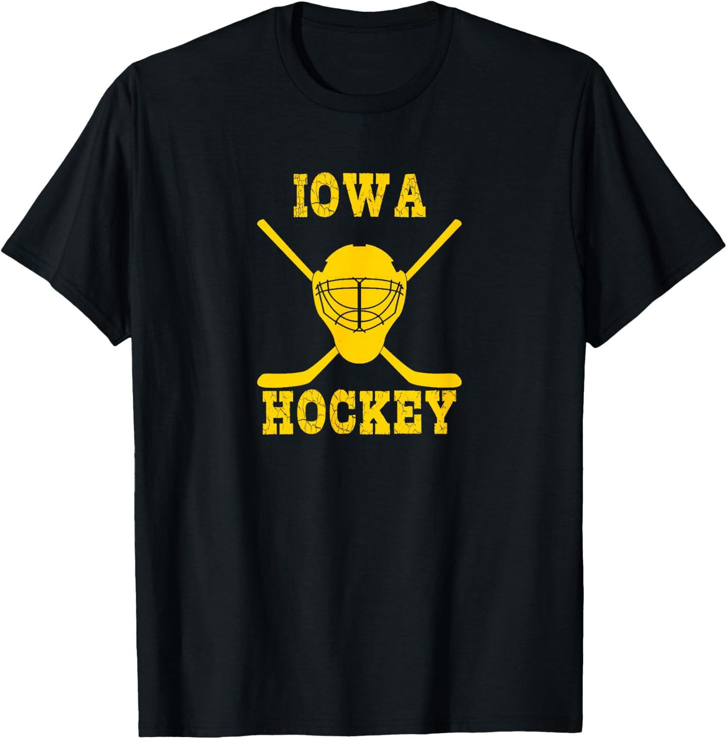 Iowa Hockey T-Shirt - T-Shirt | Black