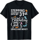 Stepping into my 31st birthday with gods grace and mercy T-Shirt - T-Shirt | Black