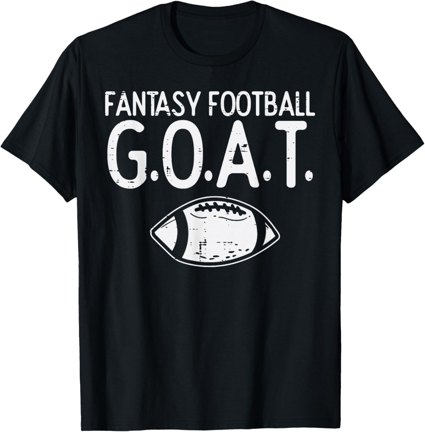 Fantasy Football Goat Greatest Draft Party Champion Men T-Shirt - T-Shirt | Black
