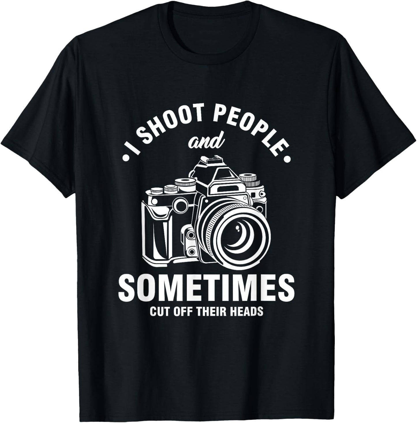 Photograph Photographer Photography Cameraman Camera Woman T-Shirt - T-Shirt | Black