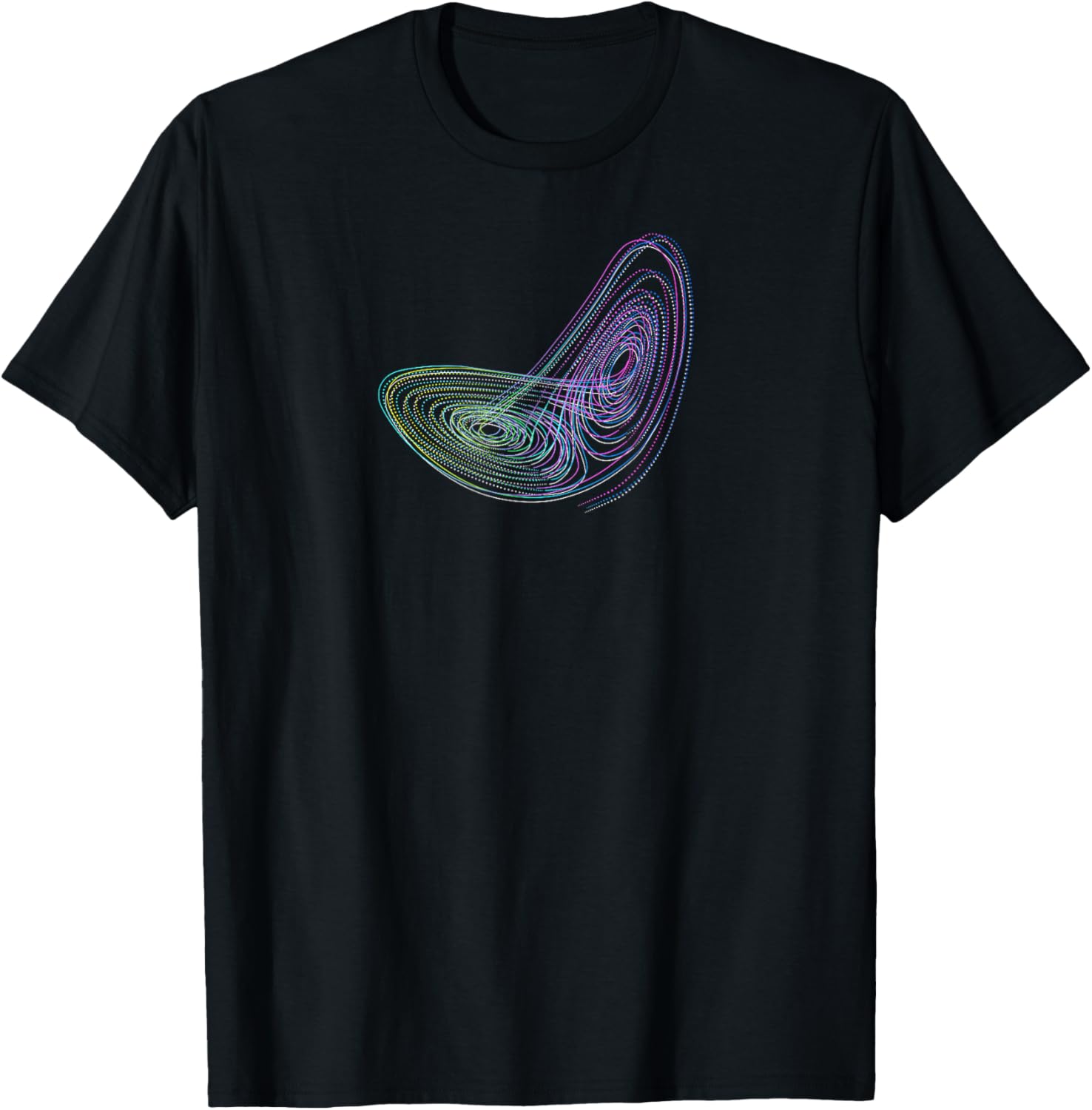 Chaos theory: Lorenz attractor T-Shirt - T-Shirt | Black
