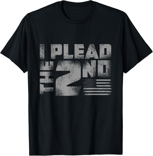 Second Amendment I Plead The 2nd Trump Gun Gift T-Shirt - T-Shirt | Black