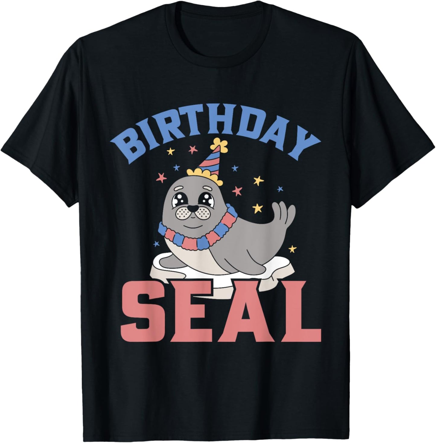 Birthday Seal T-Shirt - T-Shirt | Black