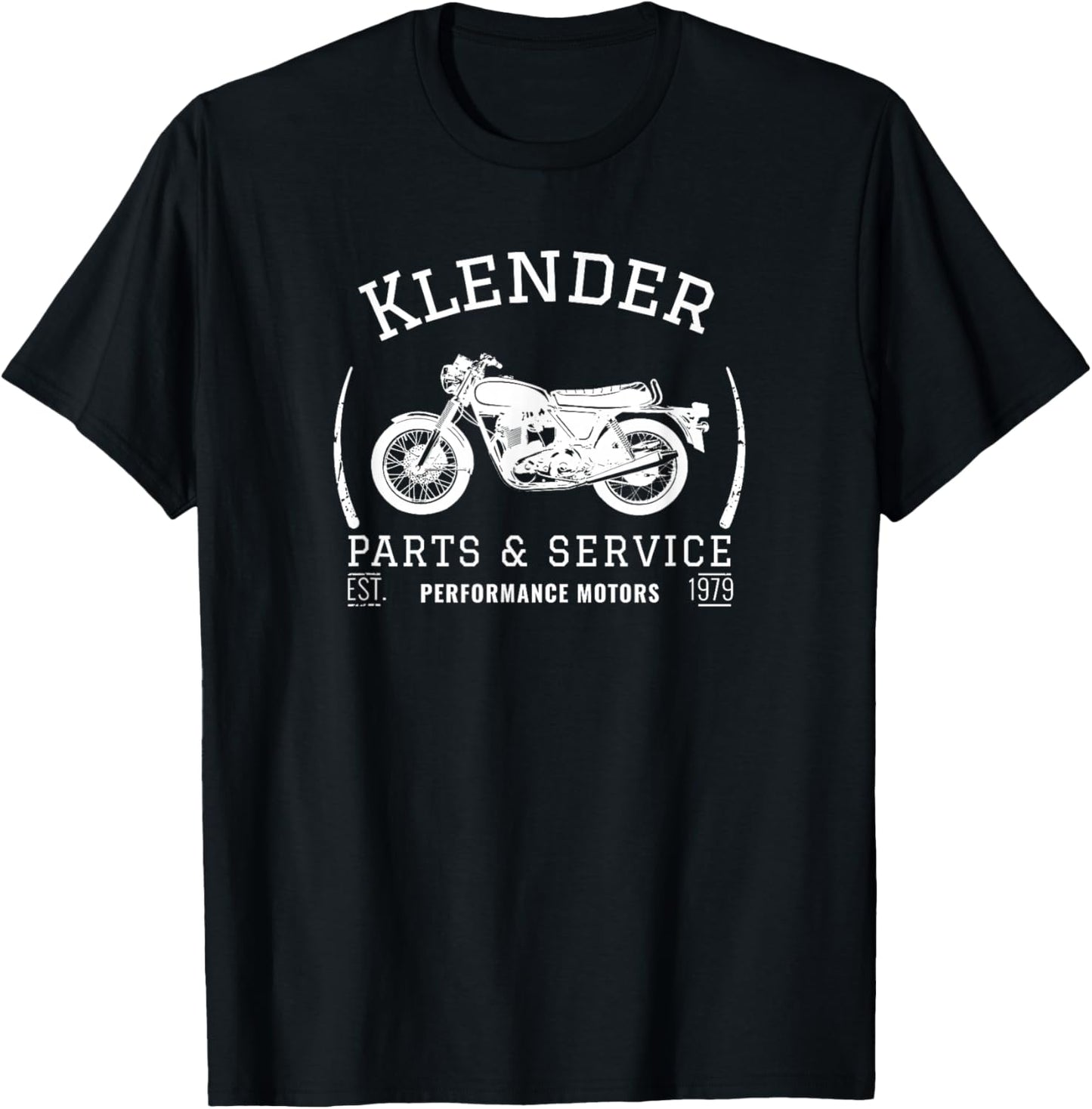 Klender Parts & Service Performance Motors Motorcycles T-Shirt - T-Shirt | Black