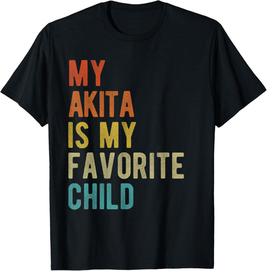 American Akita Dog Lover Funny Sarcastic Quote Vintage Retro Men Women T-Shirt - T-Shirt | Black