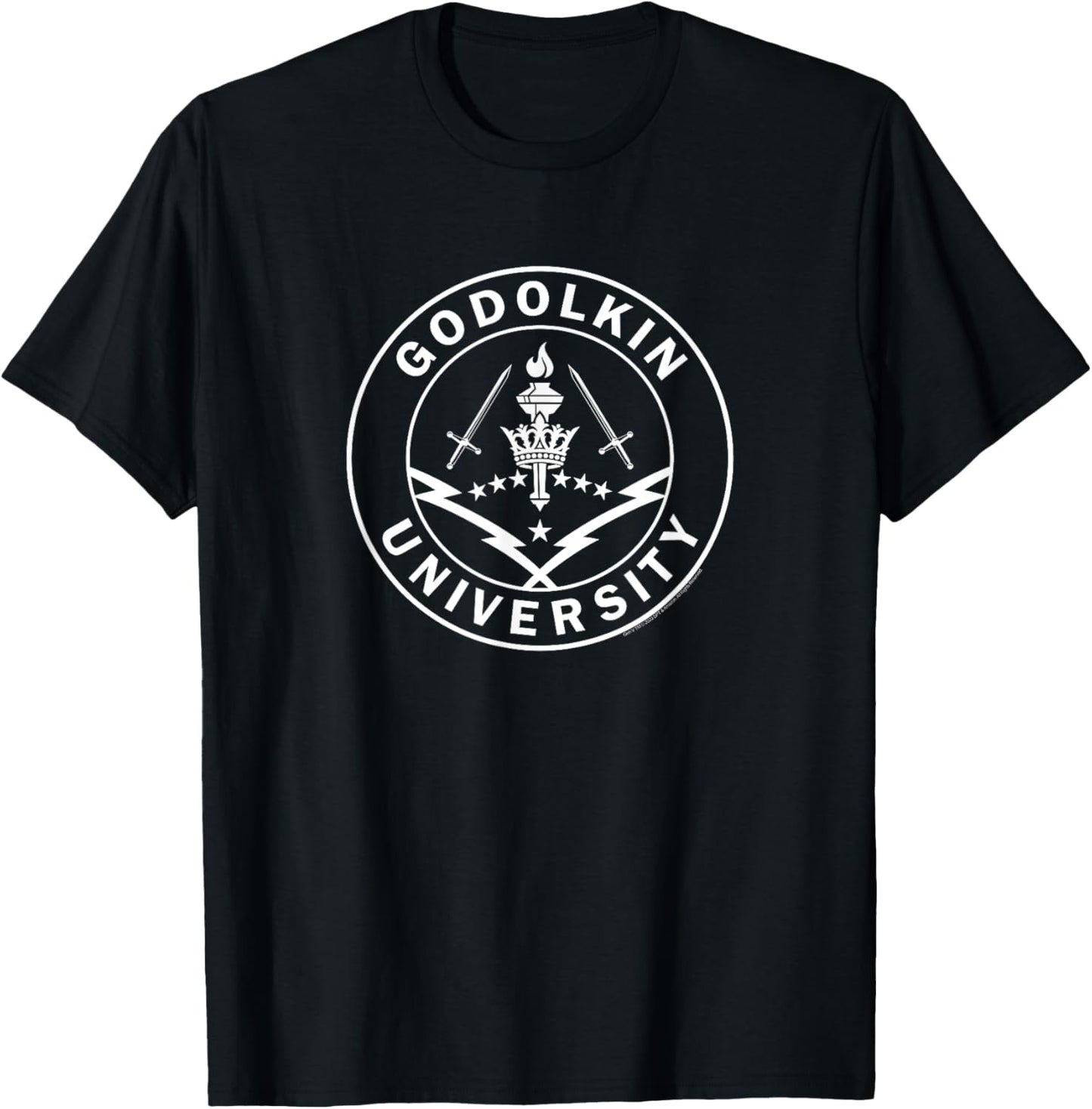 Gen V Godolkin University White Seal T-Shirt - T-Shirt | Black