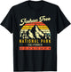 Joshua Tree California Vintage Retro National Park T-Shirt - T-Shirt | Black