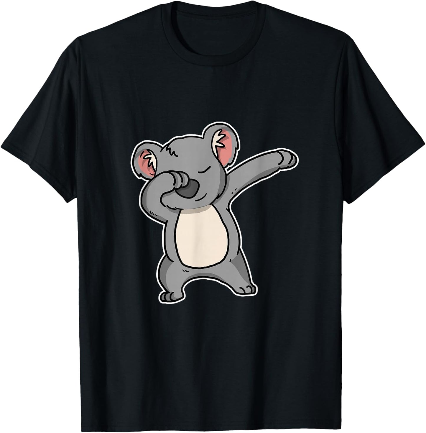 Funny Dabbing Koala Gift Koala Bear Dab Dance T-Shirt - T-Shirt | Black