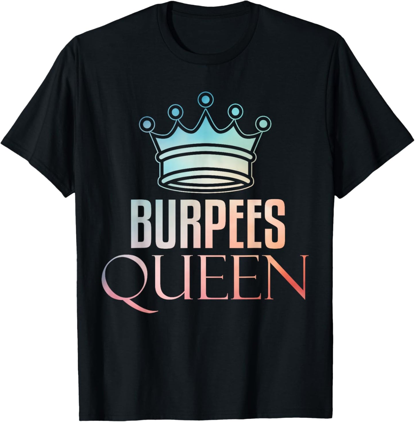 Burpees Art Girls Burpee Exercise Fitness Burpees T-Shirt - T-Shirt | Black