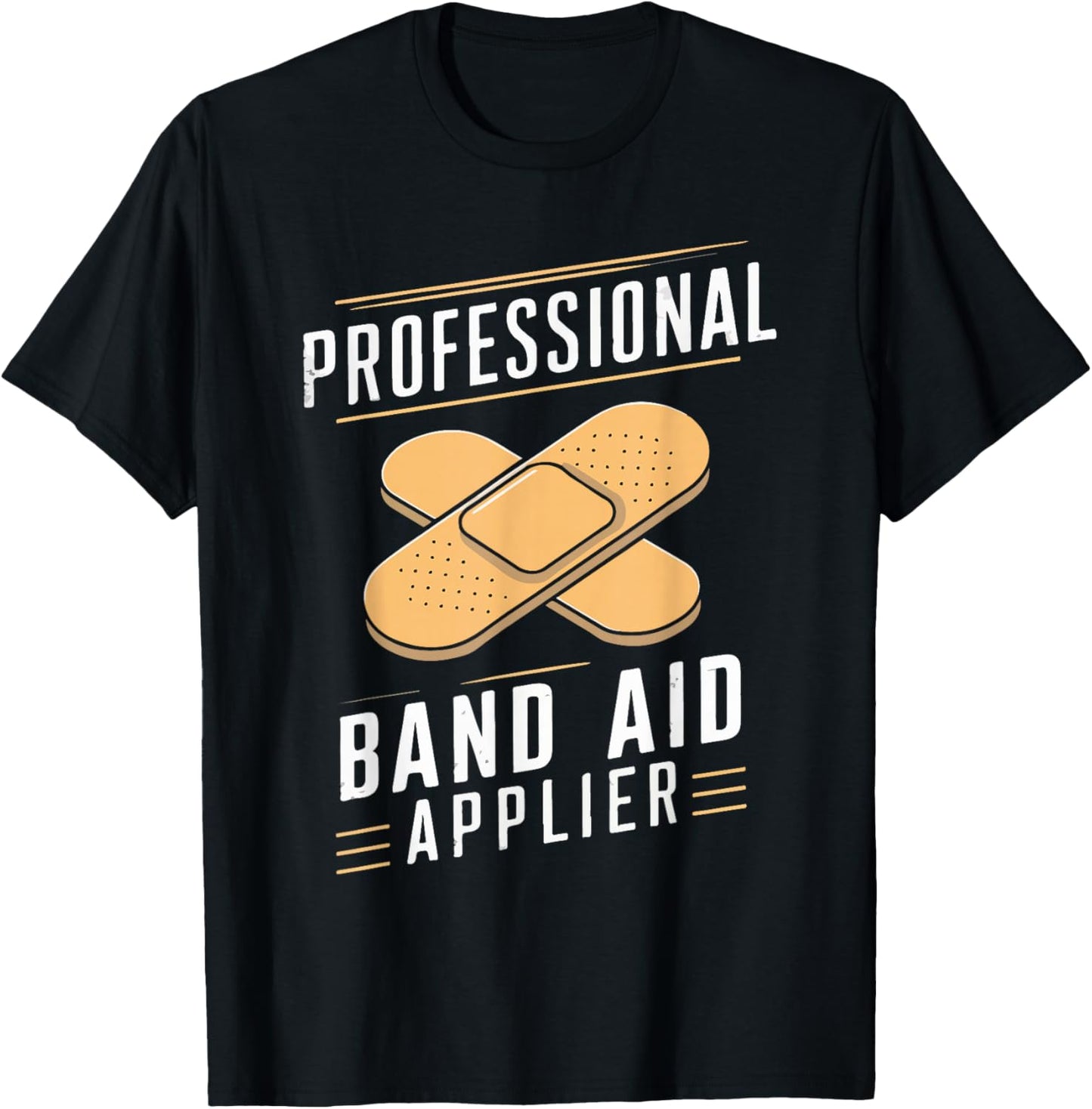 Paramedic EMT EMS Professional Band-Aid Applier Men Women T-Shirt - T-Shirt | Black