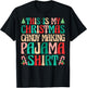 This is My Christmas Candy Making Pajama Shirt Naughty Xmas T-Shirt - T-Shirt | Black