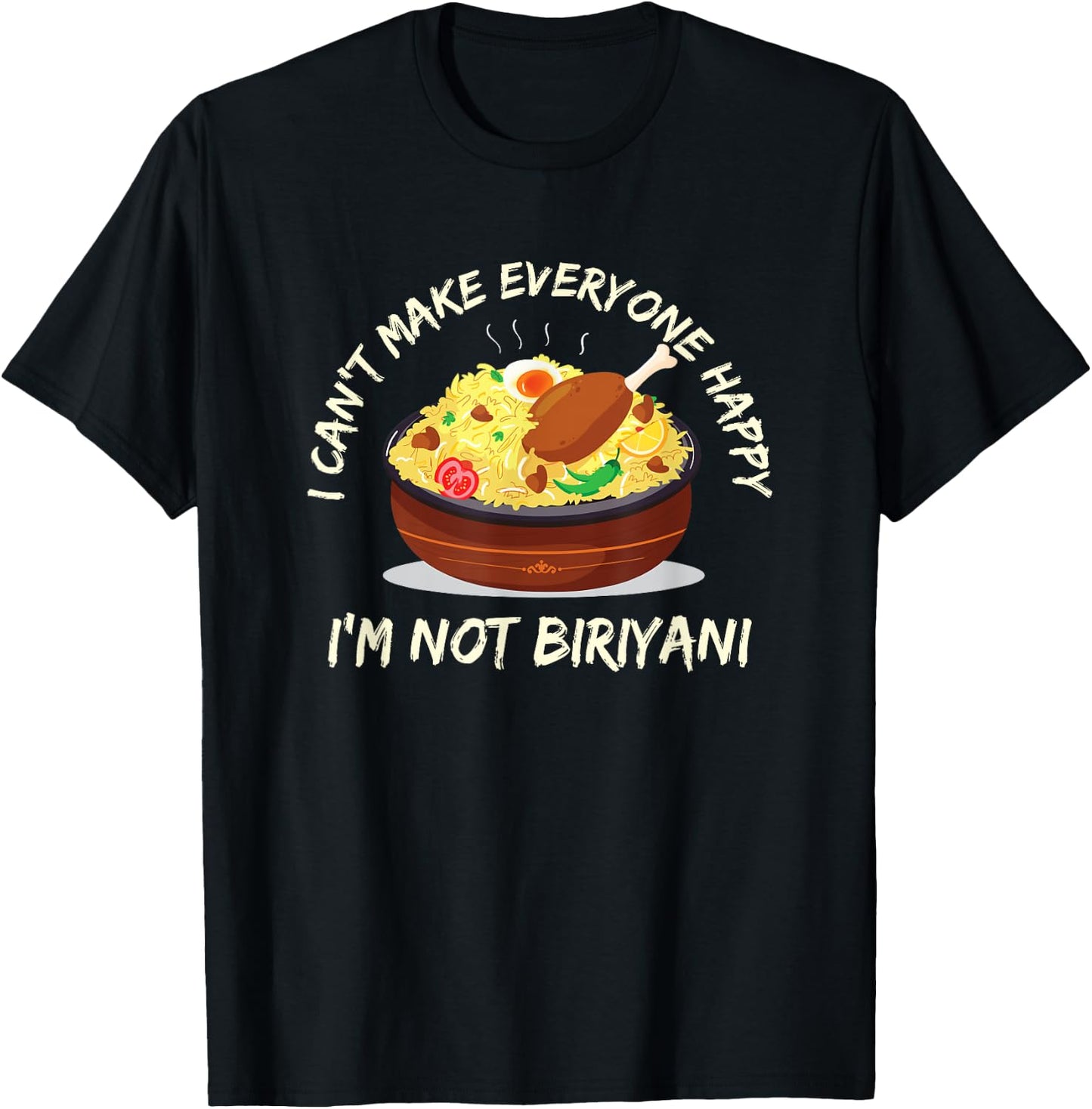 India pakistan biryani food lovers gift T-Shirt - T-Shirt | Black