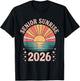 Vintage SENIOR SUNRISE 2026 Seniors of class graduation T-Shirt - T-Shirt | Black