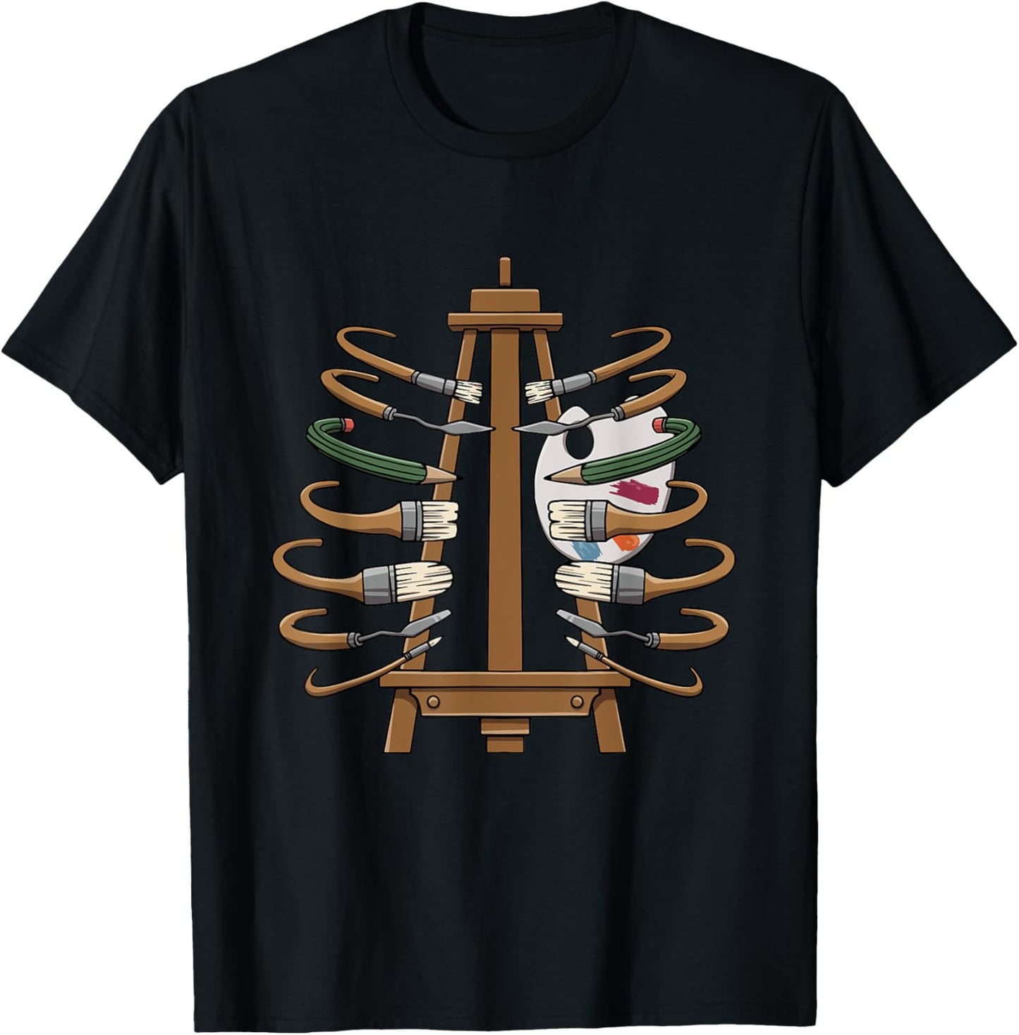 Art Teacher Graphic Artist Art Educator T-Shirt - T-Shirt | Black