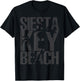 Siesta Key Souvenir or Group Vacation Gift big bold letters T-Shirt - T-Shirt | Black
