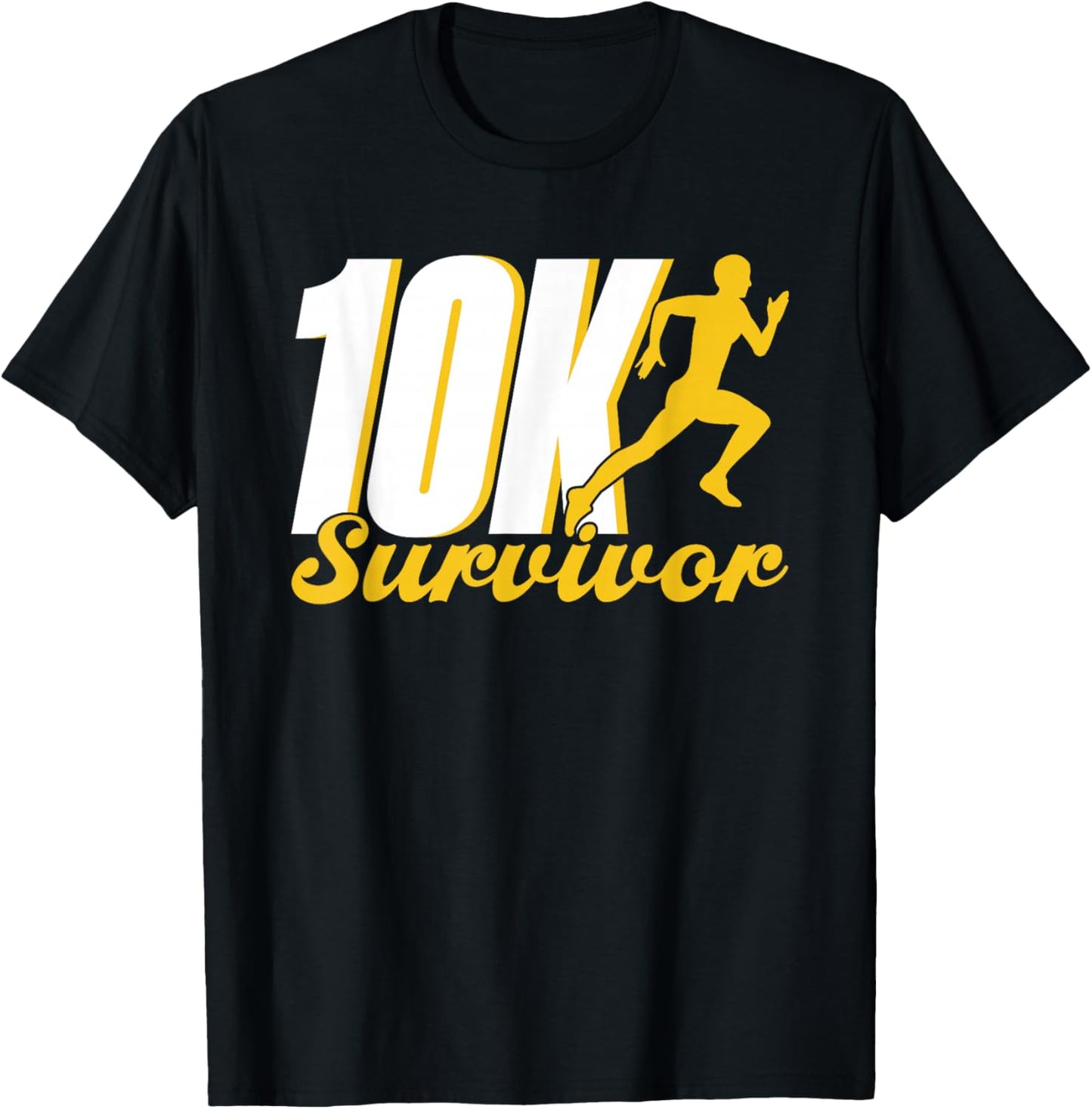10K Survivor Runner Running Run Race 10K T-Shirt - T-Shirt | Black