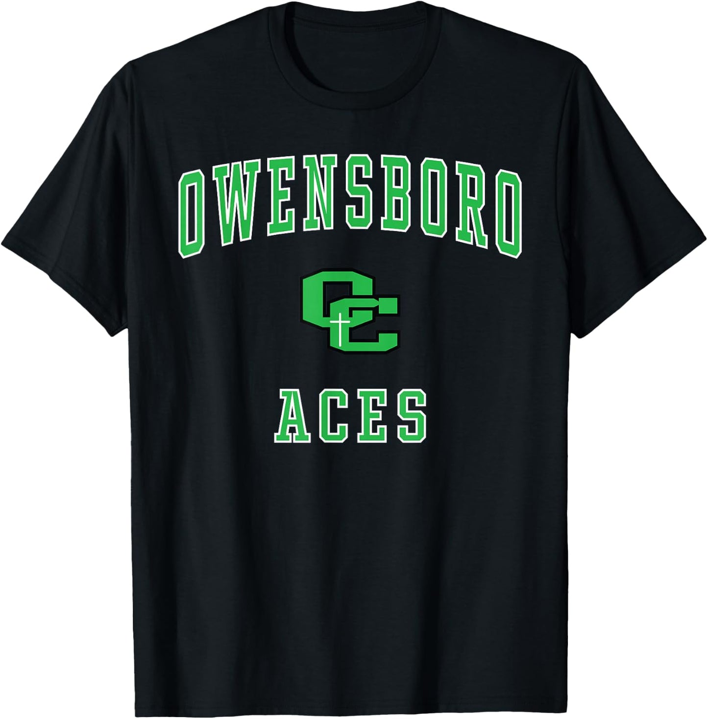 Owensboro Catholic High School Aces T-Shirt - T-Shirt | Black