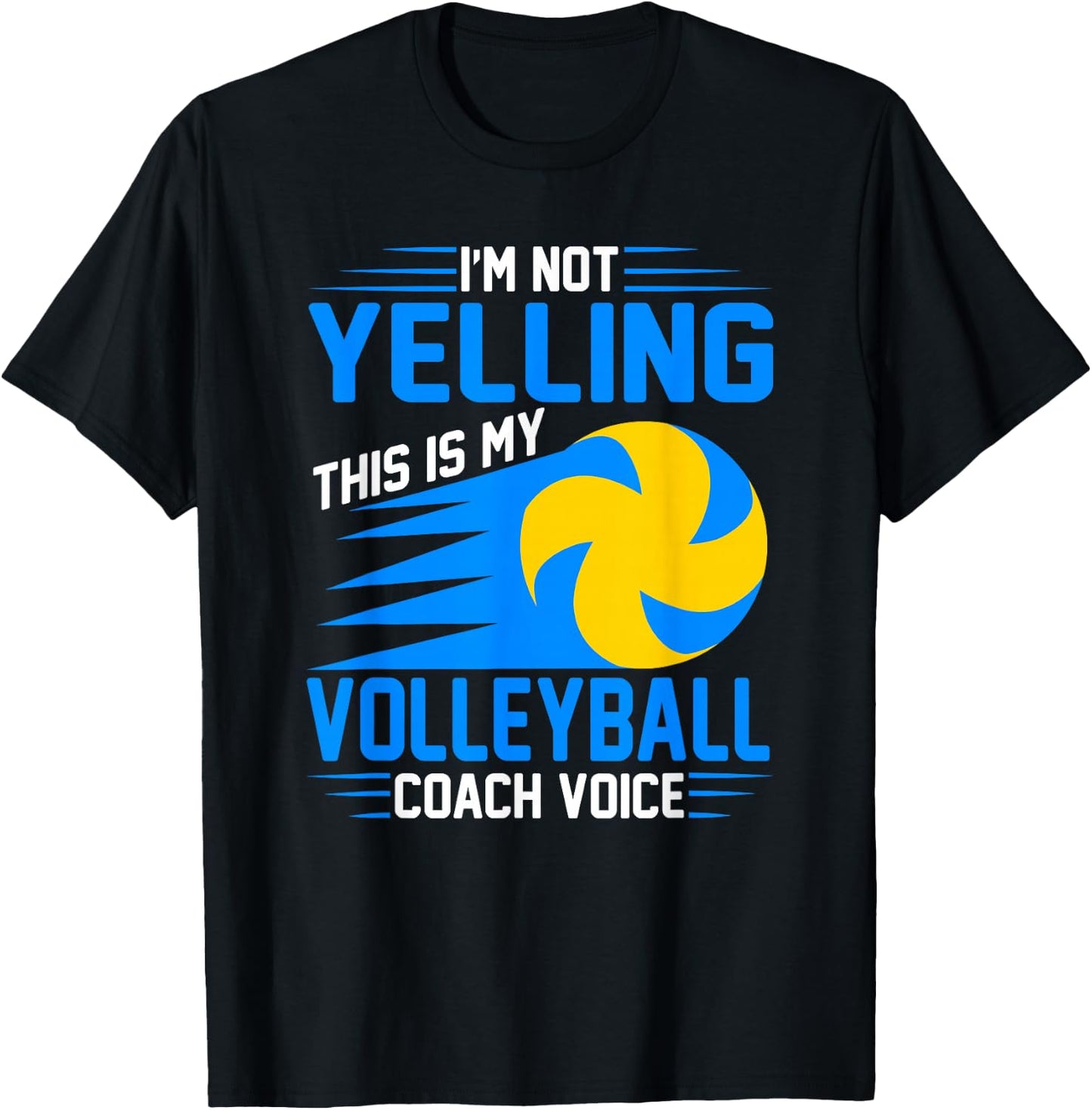 Volleyball Coaching Voice - Assistant Volleyball Coach T-Shirt - T-Shirt | Black