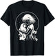 Penguin Shirt Woman Girl Child Silhouette Penguin , Black, S T-Shirt - T-Shirt | Black