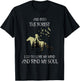 And Into The Forest I Go To Lose My Mind Find My Soul Horse T-Shirt - T-Shirt | Black