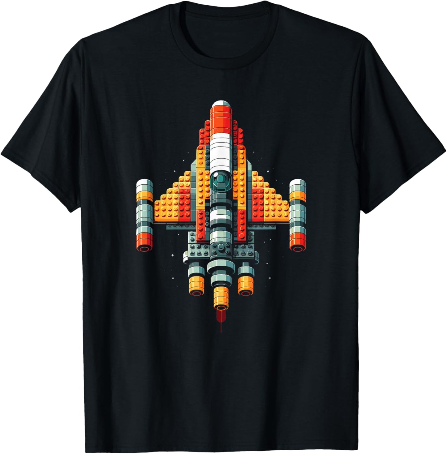 Master Builder Bricks Blocks Play Toys Building Blocks T-Shirt - T-Shirt | Black