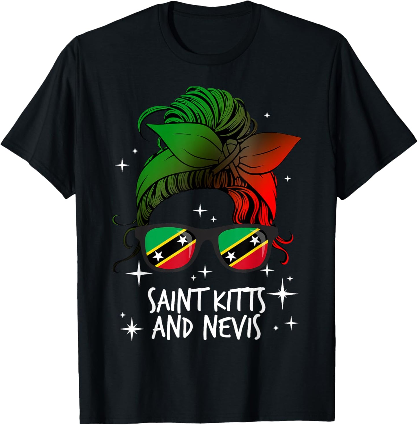 Saint Kitts and Nevis T-Shirt - T-Shirt | Black