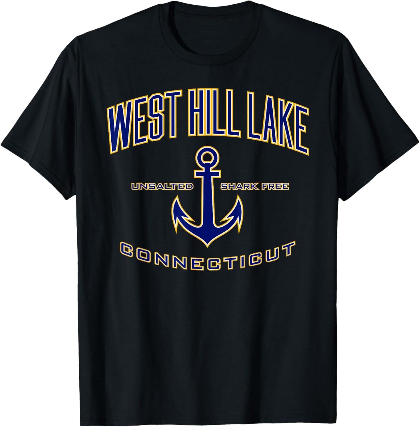 West Hill Lake CT T-Shirt - T-Shirt | Black