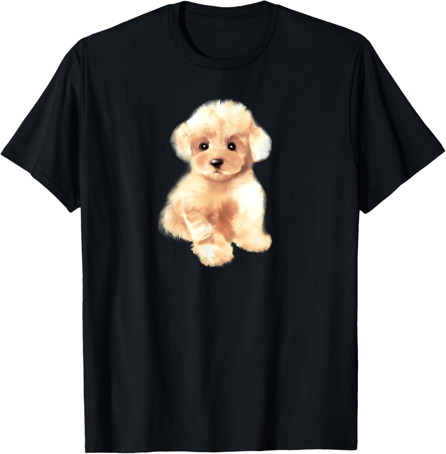 Toy poodle dog ,breed,mini poodle puppy Women Kids T-Shirt - T-Shirt | Black