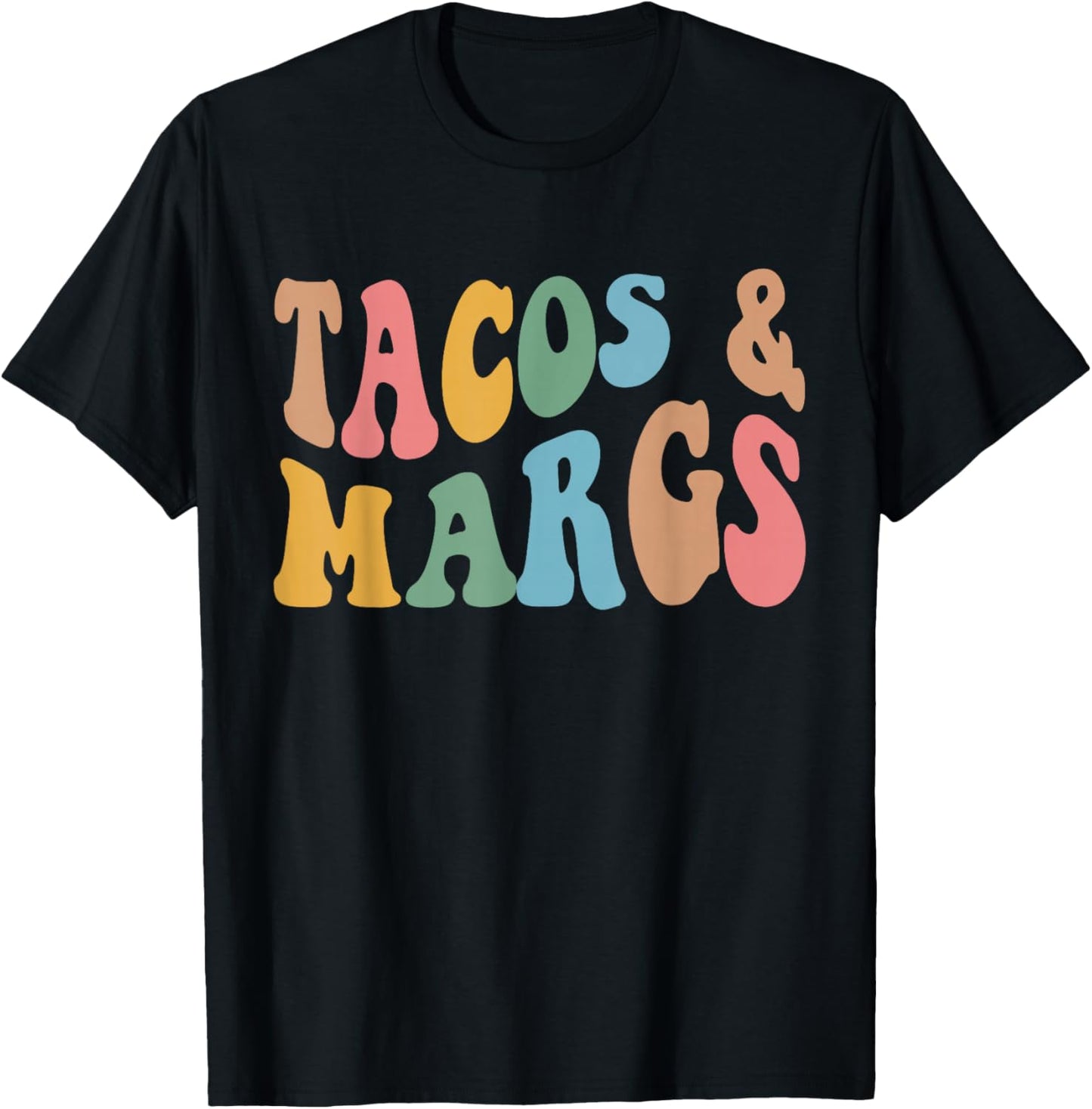 Tacos And Margs Funny Cinco De Mayo Mexican Fiesta Party T-Shirt - T-Shirt | Black