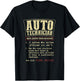 Auto Technician Gift Funny Dictionary Definition T-Shirt - T-Shirt | Black