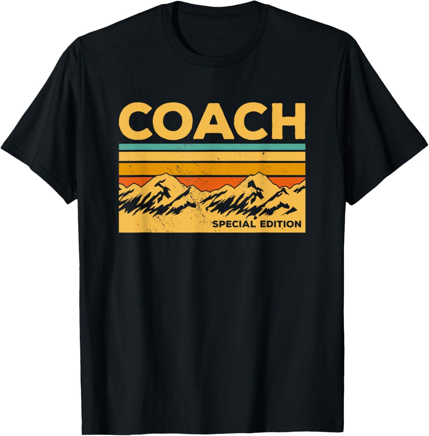Vintage Coach Special Edition Coaching T-Shirt - T-Shirt | Black