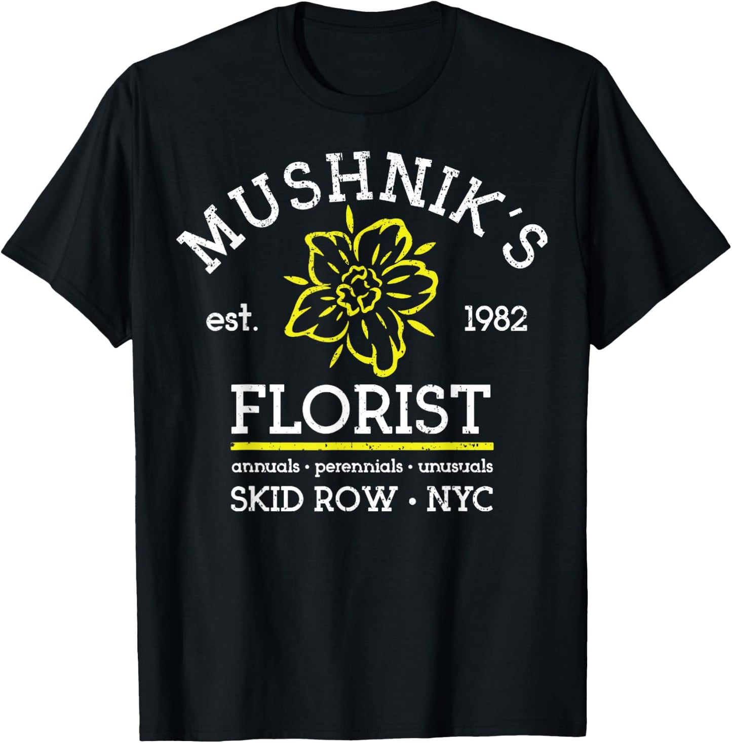 Vintage Mushnik's Florist 82 T-Shirt - T-Shirt | Black