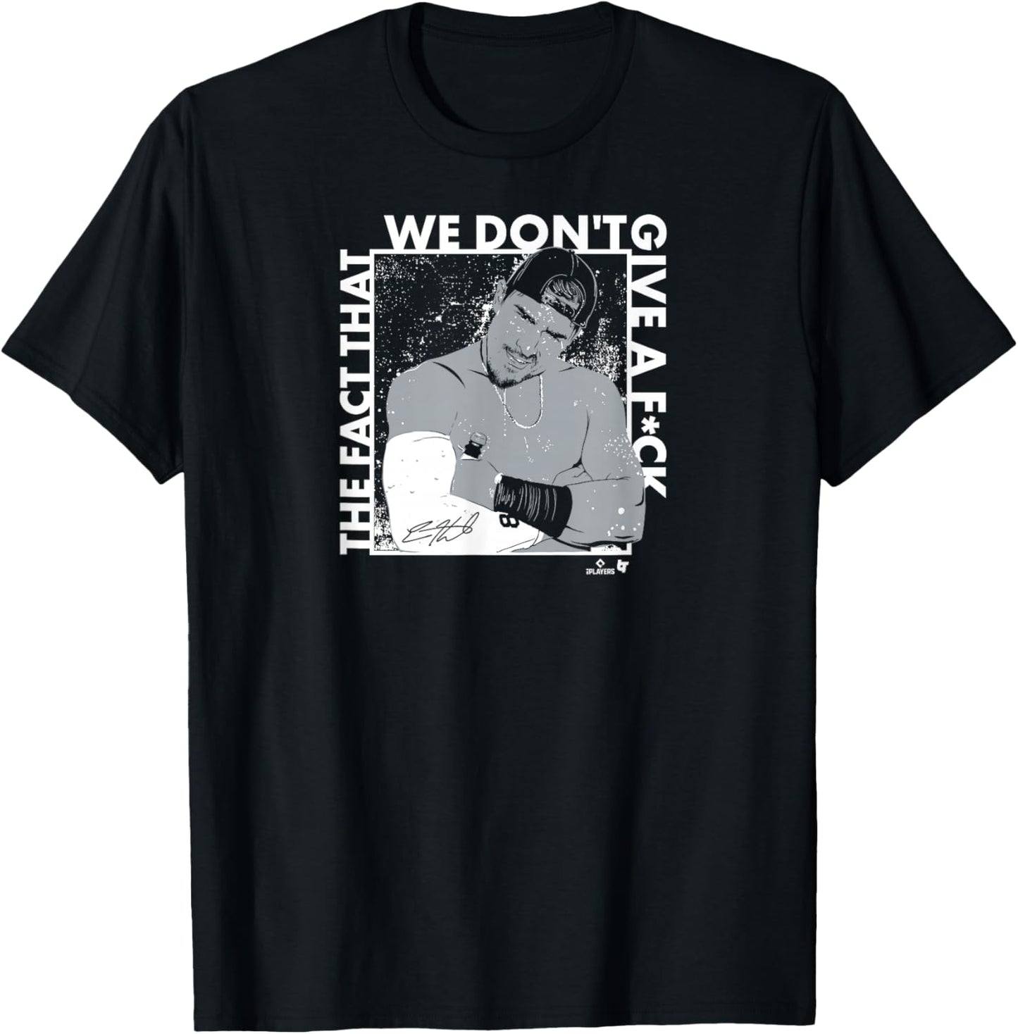 Kike Hernandez - We Don't Give a F- Los Angeles Baseball T-Shirt - T-Shirt | Black
