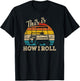This Is How I Roll Retro Vintage Golf Cart Funny Golfing T-Shirt - T-Shirt | Black