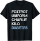 Foxtrot Uniform Charlie Kilo, Fuck Diabetes T-Shirt - T-Shirt | Black