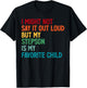 Funny Dad Shirt Father's Day My Stepson Is My Favorite Child T-Shirt - T-Shirt | Black