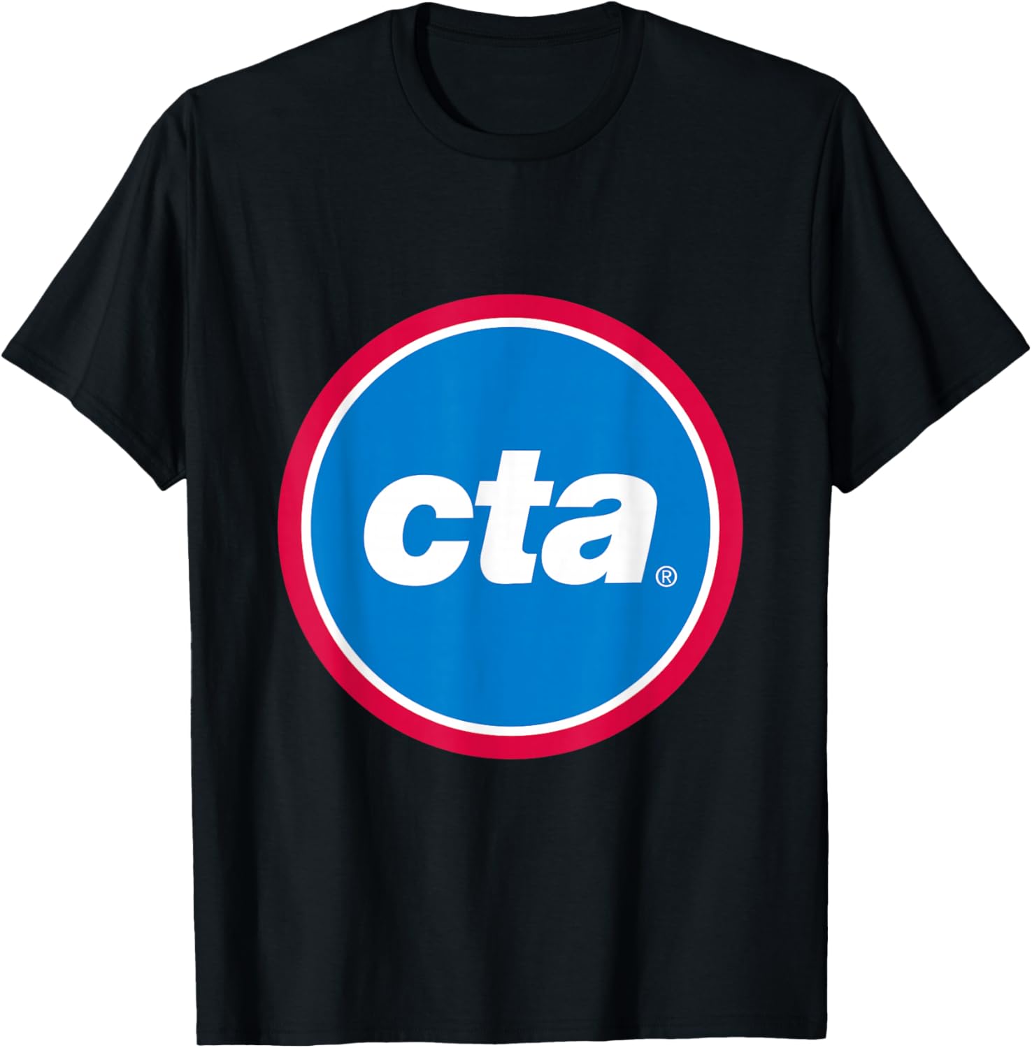 CTA Trains Logo T-Shirt - T-Shirt | Black