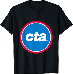 CTA Trains Logo T-Shirt - T-Shirt | Black