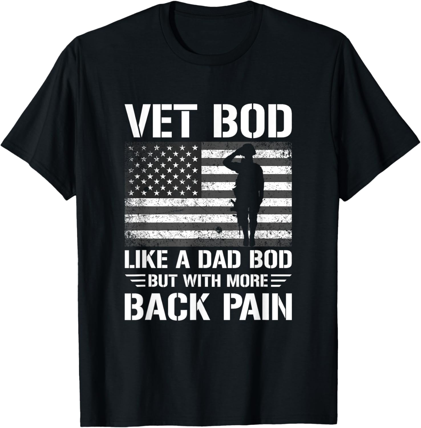 Veteran USA Veterans Day US Army Veteran Father's Day T-Shirt - T-Shirt | Black