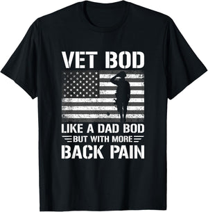 Veteran USA Veterans Day US Army Veteran Father's Day T-Shirt - T-Shirt | Black