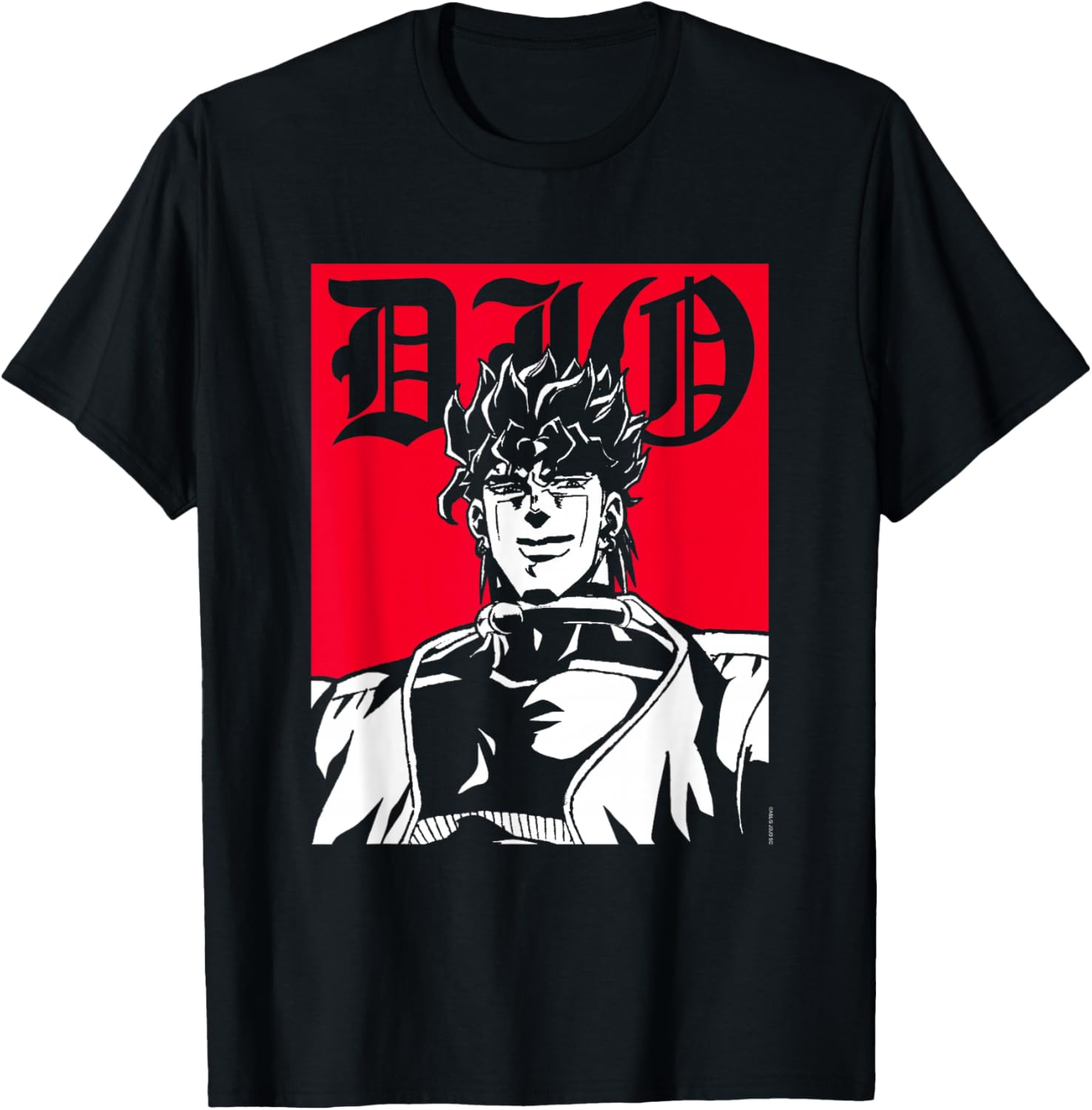 JoJo's Bizarre Adventure Stardust Crusaders DIO Anime T-Shirt - T-Shirt | Black