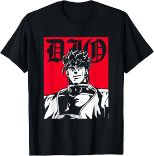 JoJo's Bizarre Adventure Stardust Crusaders DIO Anime T-Shirt - T-Shirt | Black