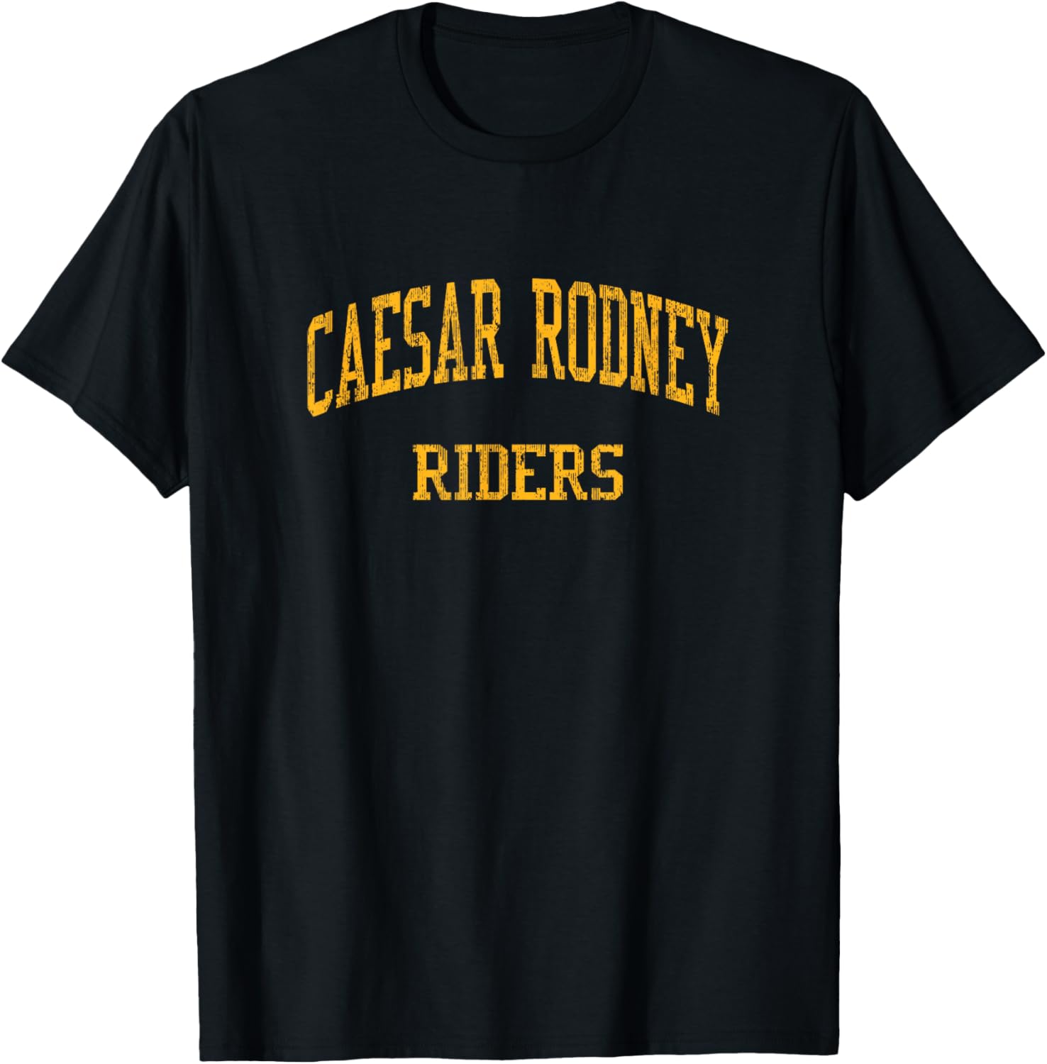 Caesar Rodney High School HS Camden DE Vintage Sports T-Shirt - T-Shirt | Black