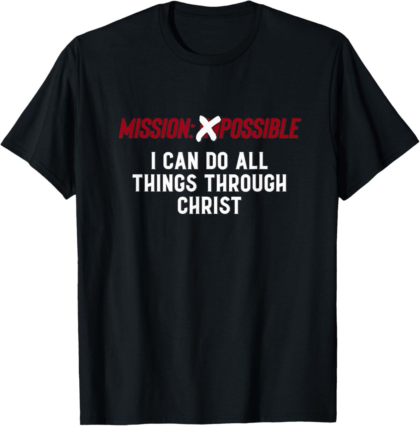 Mission Possible Missionary Gift LDS Elders, Sisters T-Shirt - T-Shirt | Black